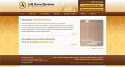 Desktop Screenshot of ahehomeelevators.com